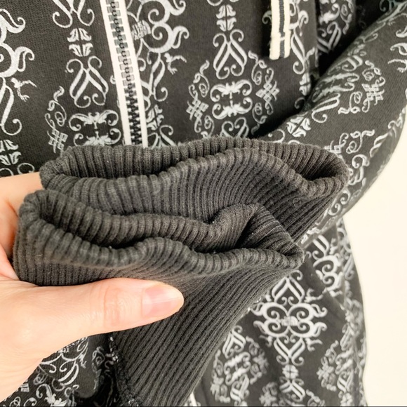 The North Face / Damask Pattern Full Zip Hoodie - Picture 8 of 13